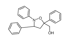 [(3R,5S)-2,3,5-triphenyl-1,2-oxazolidin-5-yl]methanol Structure