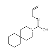 N-prop-2-enyl-3-azaspiro[5.5]undecane-3-carboxamide结构式