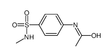 N-[4-(methylsulfamoyl)phenyl]acetamide Structure