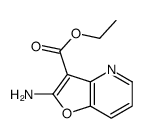 Furo[3,2-b]pyridine-3-carboxylicacid,2-amino-,ethylester(9CI) Structure
