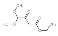 ethyl 4,4-dimethoxy-3-oxo-butanoate结构式