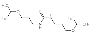 Thiourea,N,N'-bis[3-(1-methylethoxy)propyl]- Structure