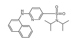 6-(naphthalen-1-ylamino)-N,N-di(propan-2-yl)pyridine-3-sulfonamide Structure