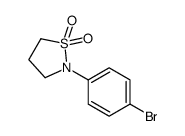 2-(4-Bromophenyl)isothiazolidine 1,1-dioxide Structure