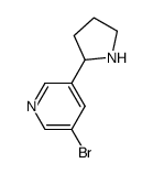 3-Bromo-5-(2-pyrrolidinyl)pyridine picture