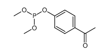 dimethyl p-acetylphenylphosphite Structure