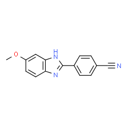 4-(5-METHOXY-1H-BENZIMIDAZOL-2-YL)BENZONITRILE picture