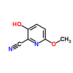 2-Pyridinecarbonitrile, 3-hydroxy-6-methoxy- (9CI)结构式
