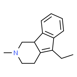 1H-Indeno[1,2-c]pyridine,5-ethyl-2,3,4,9b-tetrahydro-2-methyl-(9CI)结构式