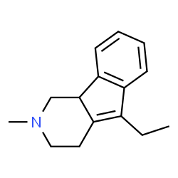 1H-Indeno[1,2-c]pyridine,5-ethyl-2,3,4,9b-tetrahydro-2-methyl-(9CI) Structure