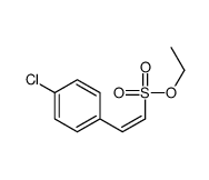 (E)-Ethyl 2-(4-chlorophenyl)ethenesulfonate Structure