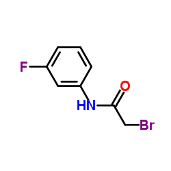 2-Bromo-N-(3-fluorophenyl)acetamide Structure