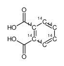 phthalic acid, [ring-14c(u)] Structure