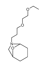 6-[3-(2-ethoxyethoxy)propyl]-8-oxa-6-azabicyclo[3.2.1]octane结构式