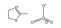 2-methyl-1,3-dithiolan-2-yl perchlorate结构式