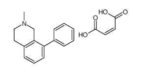 (E)-but-2-enedioic acid,2-methyl-8-phenyl-3,4-dihydro-1H-isoquinoline Structure