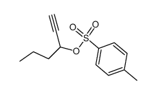 toluene-4-sulfonic acid-(1-propyl-prop-2-ynyl ester)结构式