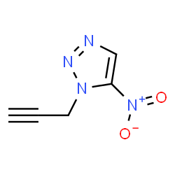 1H-1,2,3-Triazole,5-nitro-1-(2-propynyl)-(9CI) structure