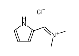 N,N-dimethylpyrrole-2-formiminium chloride结构式