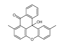 13B-hydroxy-2,8-dimethyl-13bH-naphtho[3,2,1-kl]xanthen-9-one结构式