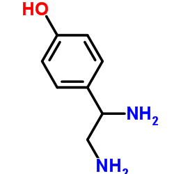 Phenol, 4-(1,2-diaminoethyl)- (9CI) Structure