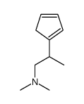 1,3-Cyclopentadiene-1-ethanamine,N,N,beta-trimethyl-(9CI) structure