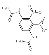 N,N'-(2,3-DINITRO-1,4-PHENYLENE) BISACETAMIDE结构式