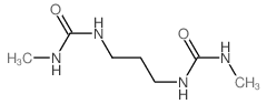 3-methyl-1-[3-(methylcarbamoylamino)propyl]urea Structure