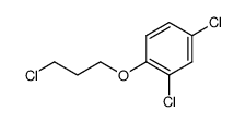 (3-chloro-propyl)-(2,4-dichloro-phenyl)-ether结构式