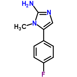 5-(4-FLUORO-PHENYL)-1-METHYL-1H-IMIDAZOL-2-YLAMINE结构式