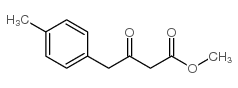 3-oxo-4-p-tolyl-butyric acid methyl ester structure
