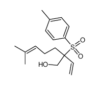 6-methyl-2-tosyl-2-vinylhept-5-en-1-ol结构式