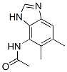 Acetamide, N-(5,6-dimethyl-4-benzimidazolyl)- (8CI) picture