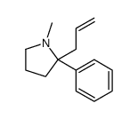 1-methyl-2-phenyl-2-prop-2-enylpyrrolidine Structure