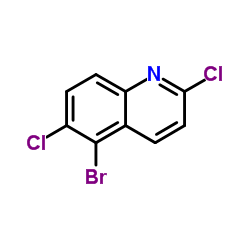 5-Bromo-2,6-dichloroquinoline结构式