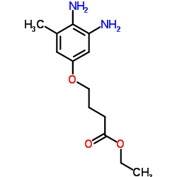 Ethyl 4-(3,4-diamino-5-methylphenoxy)butanoate结构式