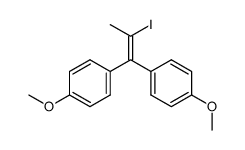 1,11-bis(p-methoxyphenyl)-2-iodopropene Structure