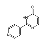 2-pyridin-4-yl-pyrimidin-4-ol Structure