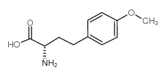 (S)-2-氨基-4-(4-甲氧基-苯基)-丁酸结构式