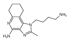 1-(4-aminobutyl)-2-methyl-6, 7,8,9-tetrahydro-1H-imidazo[4,5-c]quinolin-4-amine Structure