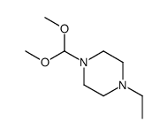 Piperazine, 1-(dimethoxymethyl)-4-ethyl- (9CI)结构式
