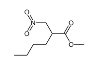 Methyl 2-(nitromethyl)hexanoate结构式