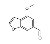 4-methoxy-1-benzofuran-6-carbaldehyde结构式