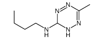 N-butyl-3-methyl-1,6-dihydro-1,2,4,5-tetrazin-6-amine结构式