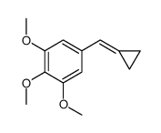 5-(cyclopropylidenemethyl)-1,2,3-trimethoxybenzene Structure