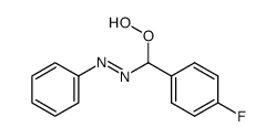 1-((4-fluorophenyl)(hydroperoxy)methyl)-2-phenyldiazene Structure