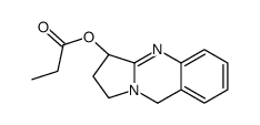 [(3R)-1,2,3,9-tetrahydropyrrolo[2,1-b]quinazolin-3-yl] propanoate结构式