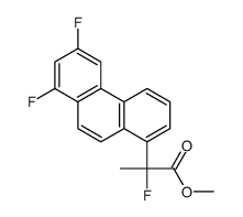 methyl 2-(6,8-difluorophenanthren-1-yl)-2-fluoropropanoate Structure