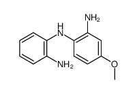 N-(2-aminophenyl)-4-methoxybenzene-1,2-diamine结构式