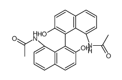 N,N'-(2,2'-dihydroxy-[1,1']binaphthyl-8,8'-diyl)-bis-acetamide结构式